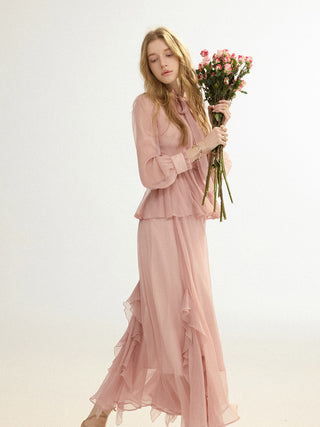 Garnet Flow Maxi Dress