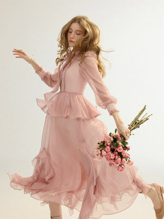 Garnet Flow Maxi Dress