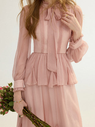Garnet Flow Maxi Dress