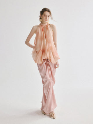Glaze Drape Maxi Skirt