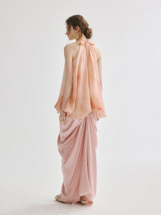 Glaze Drape Maxi Skirt