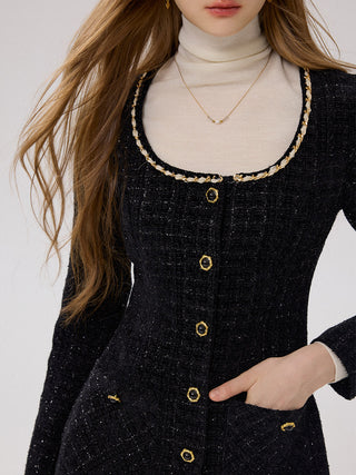 Grand Tweed Mini Dress