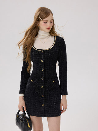 Grand Tweed Mini Dress