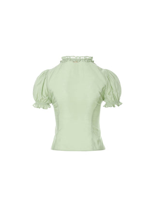 Greenery Puff Blouse