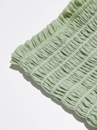 Greenery Smocked Long Skirt