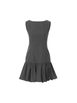 Grise Balloon Mini Dress