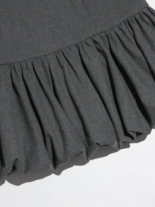 Grise Balloon Mini Dress