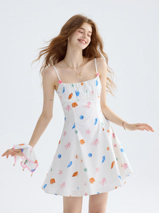 Happy Shell Mini Dress