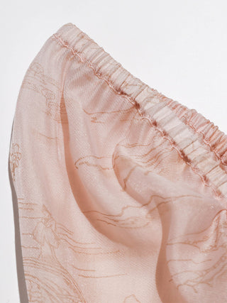 Haze Square Neck Mini Dress Pink