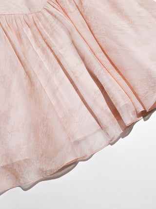 Haze Square Neck Mini Dress Pink