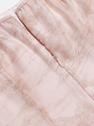 Haze Square Neck Mini Dress Pink