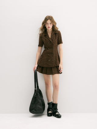 Hazel Pleated Mini Skirt