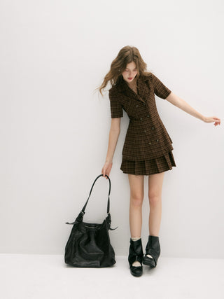 Hazel Pleated Mini Skirt