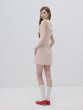 Heart Checkered Mini Dress