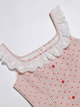 Heart Checkered Mini Dress