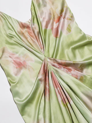 Herb Garden Shirring Maxi Dress