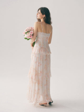Hestina Ruffle Maxi Dress