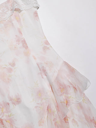 Hestina Ruffle Maxi Dress