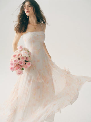 Hestina Ruffle Maxi Dress