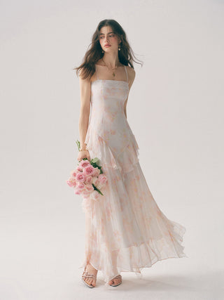 Hestina Ruffle Maxi Dress