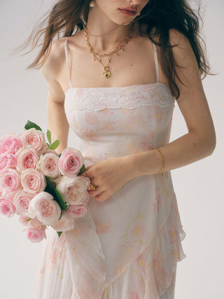 Hestina Ruffle Maxi Dress