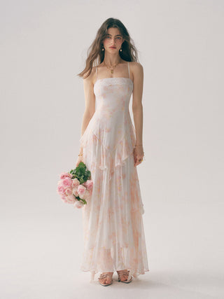 Hestina Ruffle Maxi Dress