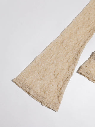 Honey Beige Off-shoulder Top