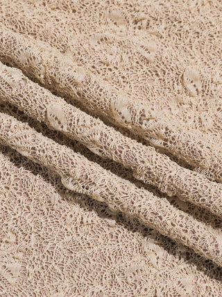 Honey Beige Off-shoulder Top