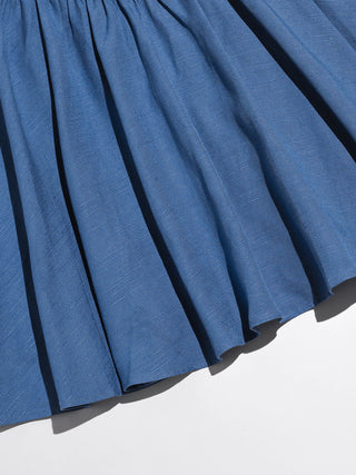 Indigo Sleeveless Mini Dress