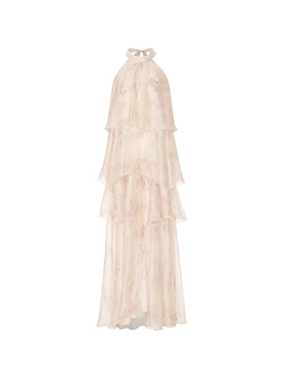 Iris Halterneck Maxi Dress