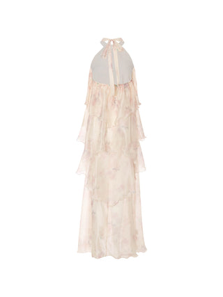 Iris Halterneck Maxi Dress