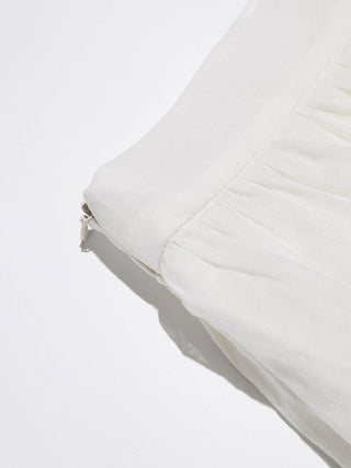 Ivory Flare Maxi Skirt