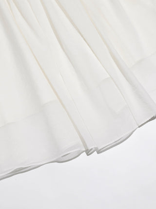 Ivory Flare Maxi Skirt