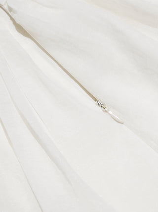Ivory Flare Maxi Skirt