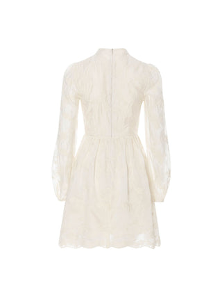 Jacquard Pearl Mini Dress