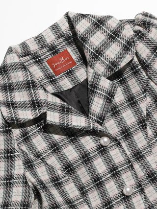 Joy Checkered Tweed Set