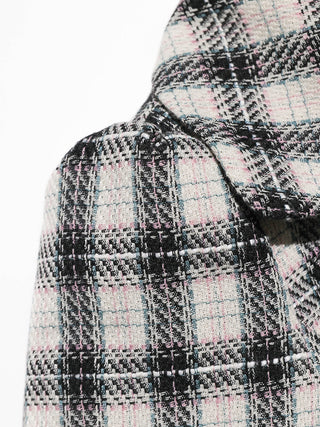 Joy Checkered Tweed Set