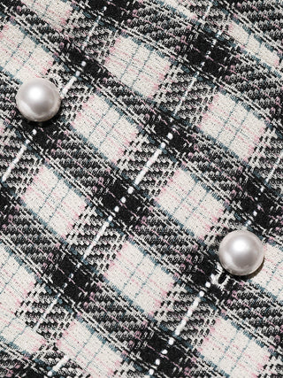 Joy Checkered Tweed Set