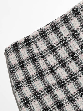 Joy Checkered Tweed Set