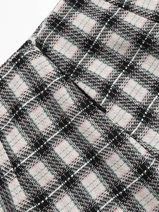 Joy Checkered Tweed Set