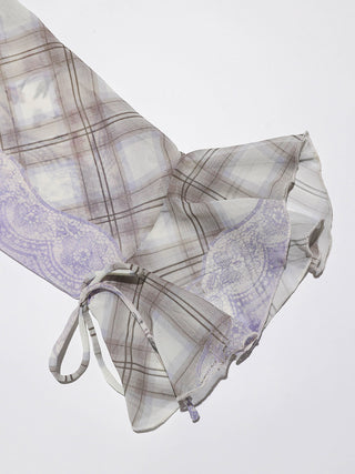 Lavender Floral Patchwork Blouse