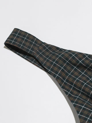Lebeti Check Mini Dress