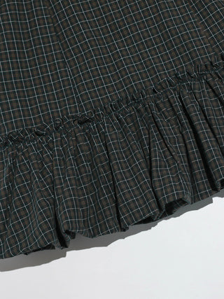 Lebeti Check Mini Dress