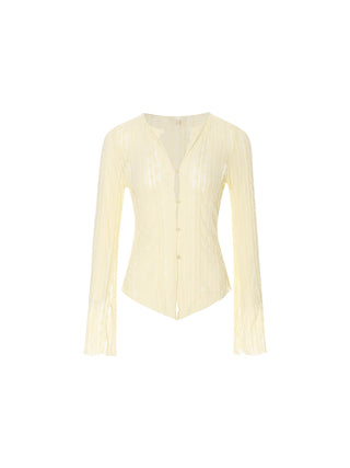 Lemon Mood Lace Cardigan