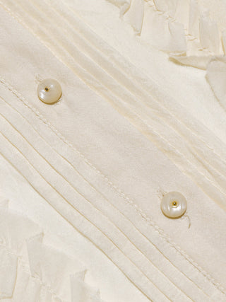 Lily Pintuck Frill Mini Dress