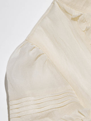 Lily Pintuck Frill Mini Dress