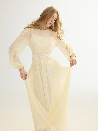 Linkle Satin Contrast Maxi Dress