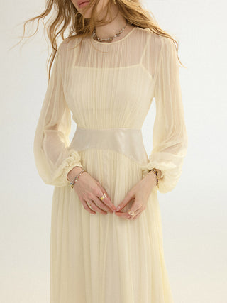 Linkle Satin Contrast Maxi Dress
