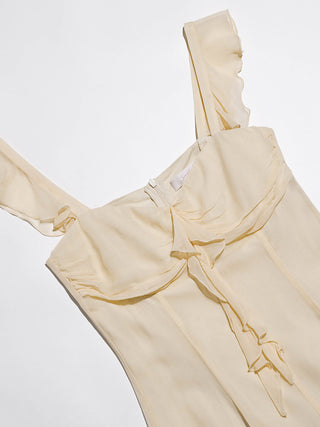 Lumiel Ruffle Maxi Dress