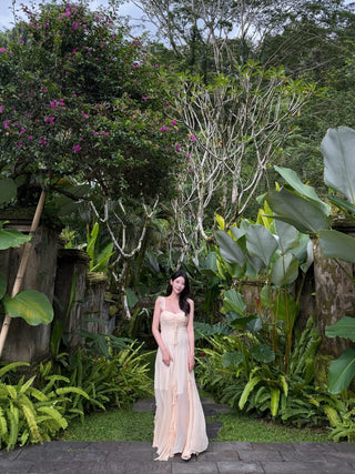 Lumiel Ruffle Maxi Dress